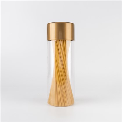 37 oz arany műanyag tégely fedővel